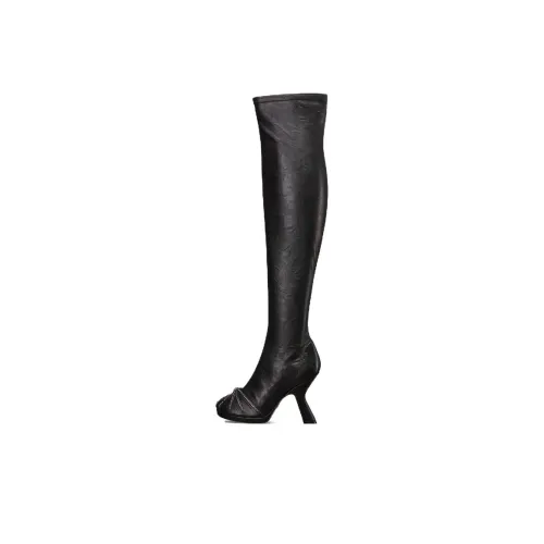 DIOR Origine Over The Knee Boots Женские Черные