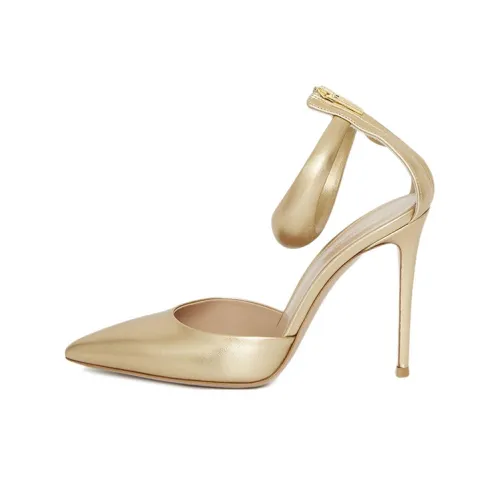 GIANVITO ROSSI Bijou Высокие каблуки Женские Золото