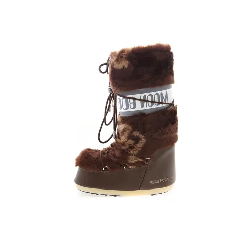 GCDS Moon Boots Snow Boots Men's Brown