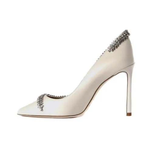 Jimmy Choo Romy Узкий каблук Высокие каблуки 7 см Женские Белые