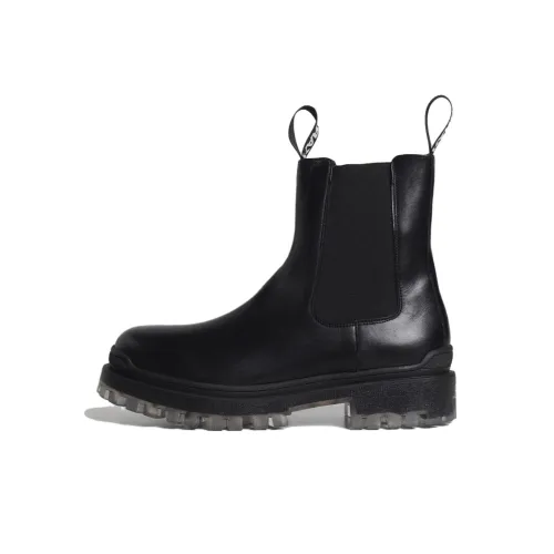 KARL LAGERFELD Короткий Челси Мужской Черный