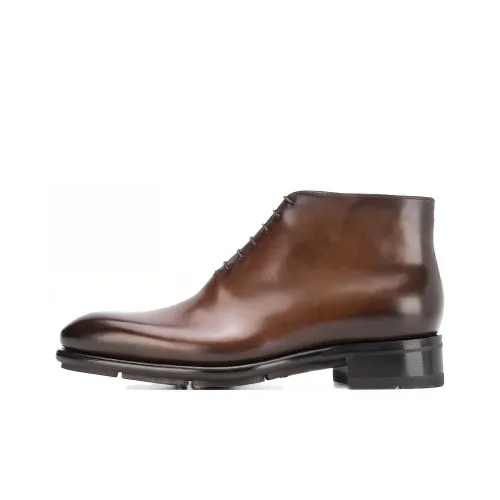 Santoni Ботильоны Мужские Коричневые