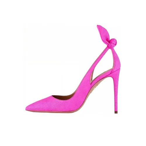 AQUAZZURA Узкий каблук Высокие каблуки 10,5 см Женские Фуксия
