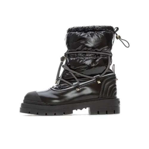 Valentino Короткие Сноубутсы Женские Черные