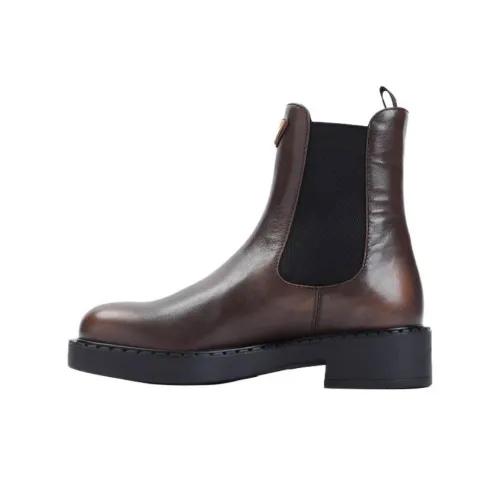 PRADA Короткий Челси 5 см Женский Коричневый