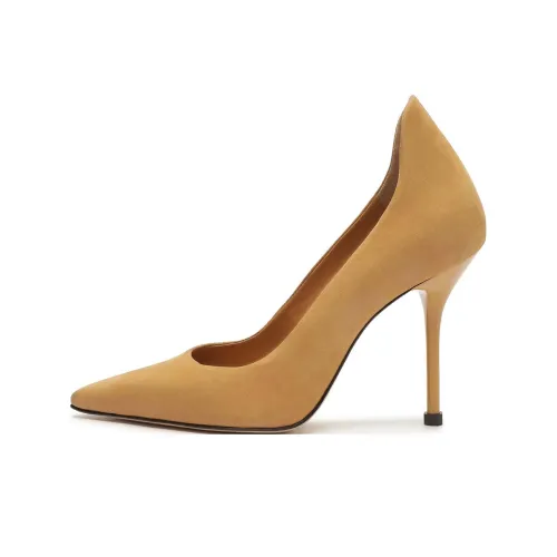 Schutz Amal Узкий каблук Высокие каблуки 10 см Женские Желтый