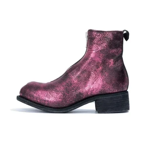 GUIDI Модные ботильоны женские розовые