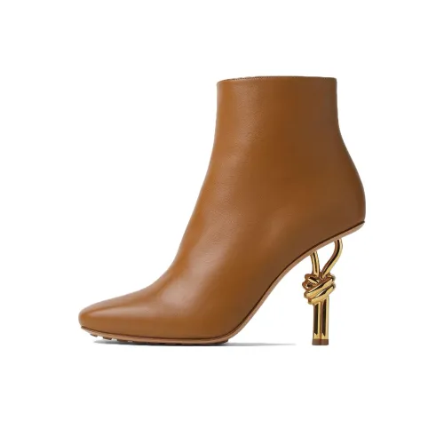 Bottega Veneta Knot Booties 9cm Женские Коричневый