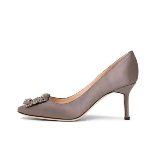 MANOLO BLAHNIK Hangisi Высокие каблуки Серый Женские