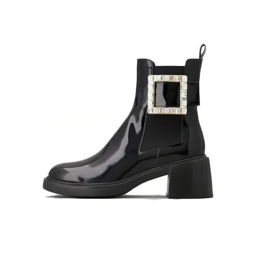 Roger Vivier Короткий Челси 5 см Женский Черный