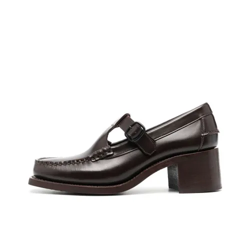 Hereu Alber Грубый каблук Высокие каблуки Женские Черный