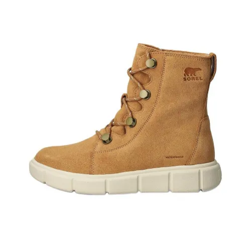 SOREL Explorer Короткие Снежные Ботинки Женские Коричневые