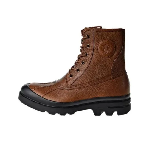 Polo Ralph Lauren Короткий Мартин Ботин Мужской Коричневый