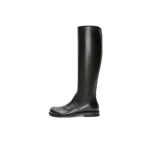 LOEWE Campo Женские высокие сапоги, черные, с высоким каблуком