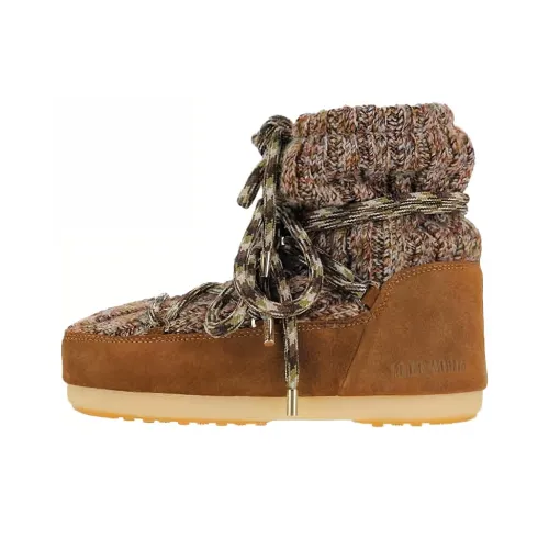 MOON BOOT Crew Сноубутсы Женские Коричневый