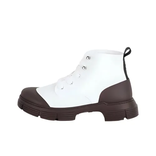 GANNI Ботильоны Женские Белые