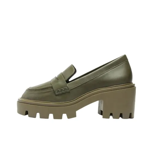 Schutz Viola Платформа Высокие каблуки 7,3 см Женские Зеленый