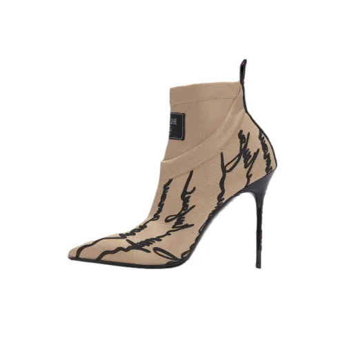 BALMAIN Ботильоны 9,5 см Женские Умбра