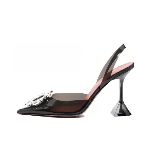 AMINA MUADDI Узкий каблук Высокие каблуки 10,5 см Женские Черный