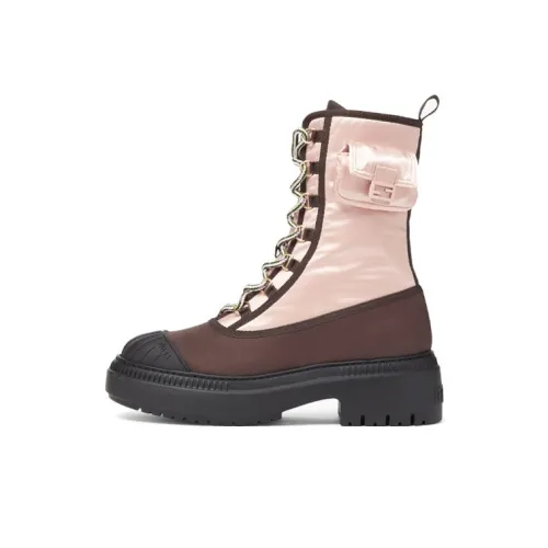 FENDI Domino Короткие Байкеры Женские Розовые