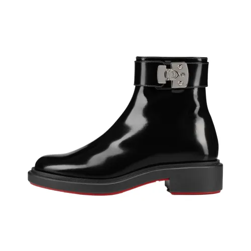 CL LUBOTING Городской Booty Замок Ботильоны Женские Черный