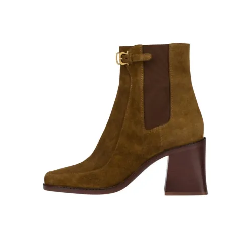 Pollini ЭВА Split Short Chelsea 8 см Женские Caramel Brown