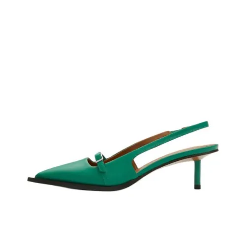 ATP Atelier Узкий каблук Высокие каблуки 5 см Женские Зеленый