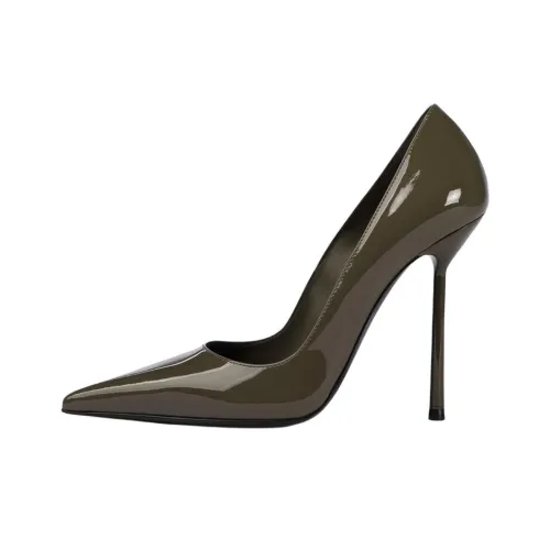 Le Silla Bella Низкий каблук Высокий каблук 12 см Женский Хаки Зеленый
