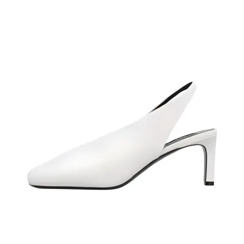 JIL SANDER Высокие каблуки Белый Женские