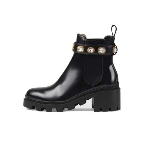 GUCCI GG Короткий Челси Женские Черный