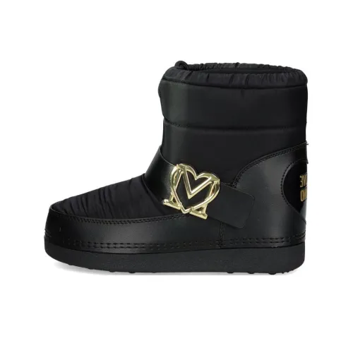 LOVE MOSCHINO Короткие сноубутсы женские черные