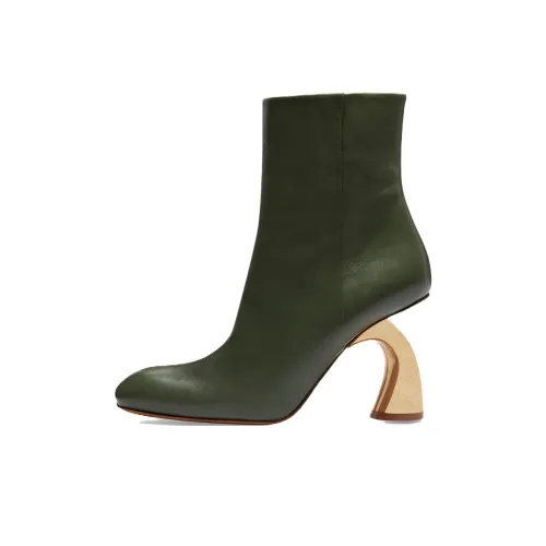 DRIES VAN NOTEN Ботильоны Зеленые Женские