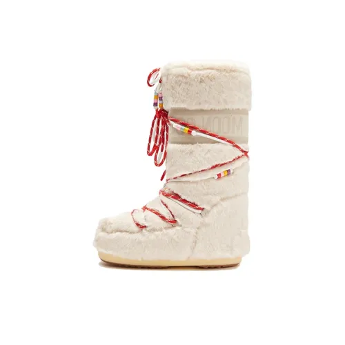 MOON BOOT Icon Сноубутсы Унисекс Кремовый