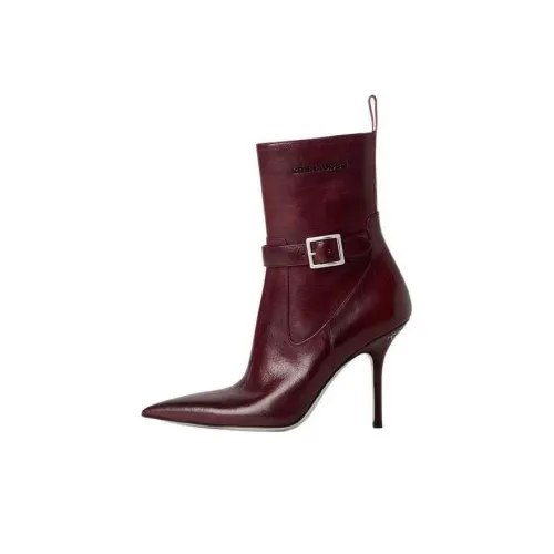 DSQUARED 2 Ботильоны Женские, цвет бургундский