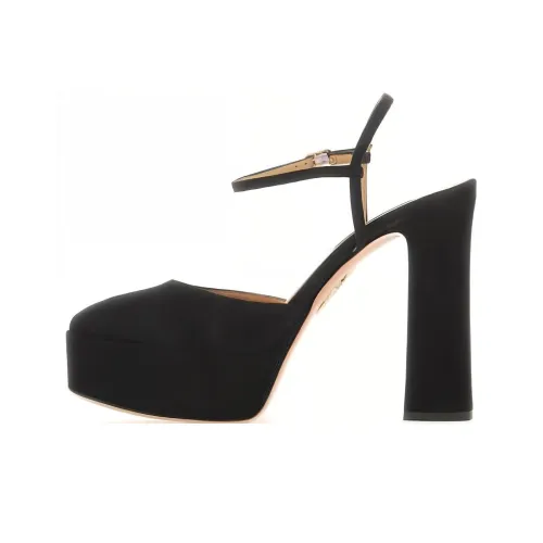 AQUAZZURA Грубый каблук Высокие каблуки Женские Черный