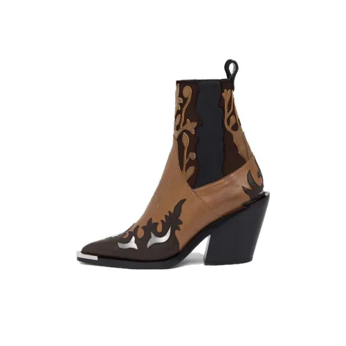 Paco Rabanne Челси 10 см Женские Желтые