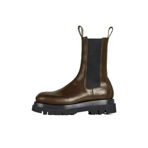 Bottega Veneta Tire Chelsea Короткий Челси 5,5 см Женский Хаки