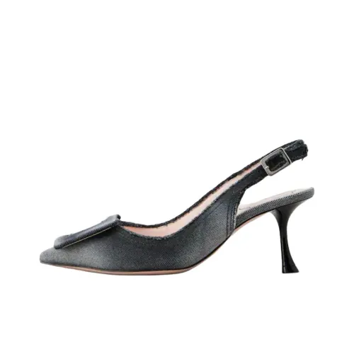 Roger Vivier Высокие каблуки Серый Женские