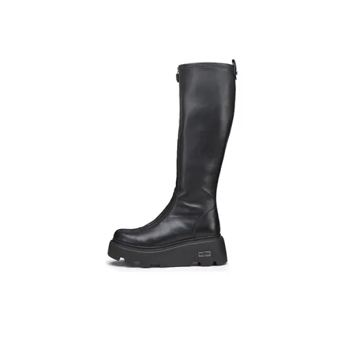 CULT GAIA Женские высокие сапоги на колено черные