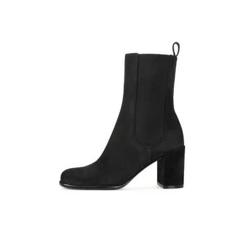 SERGIO ROSSI Короткий Челси Женские Черный