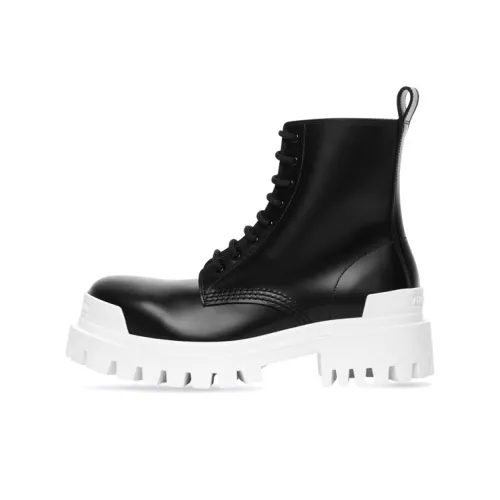 Balenciaga Strike Короткий Мартин Ботинок Женские Черный