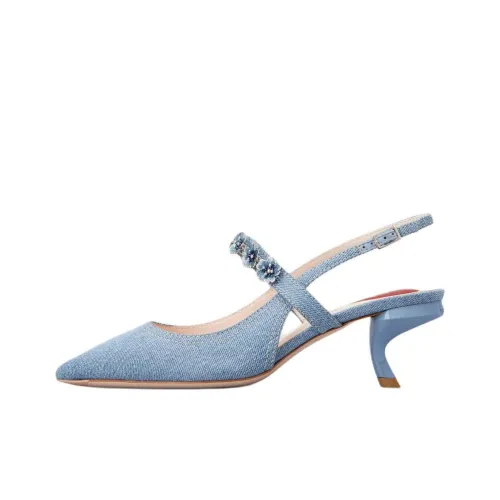 Roger Vivier Virgule Высокие каблуки Синие Женские