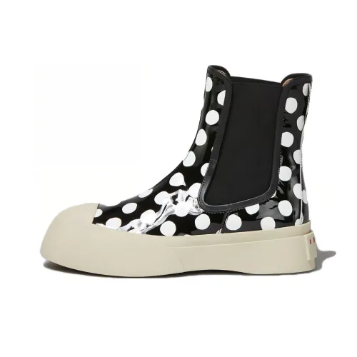 Marni Pablo Короткий Челси Женские Черный Белый