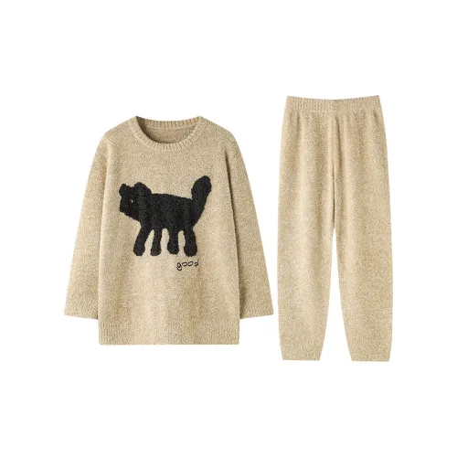 MIOJUER Пижамный комплект женский хаки