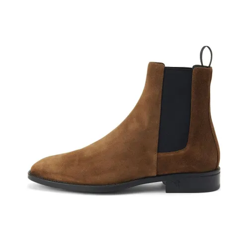 Giuseppe Zanotti GZ Ryim Короткий Челси Мужской Светло-Коричневый