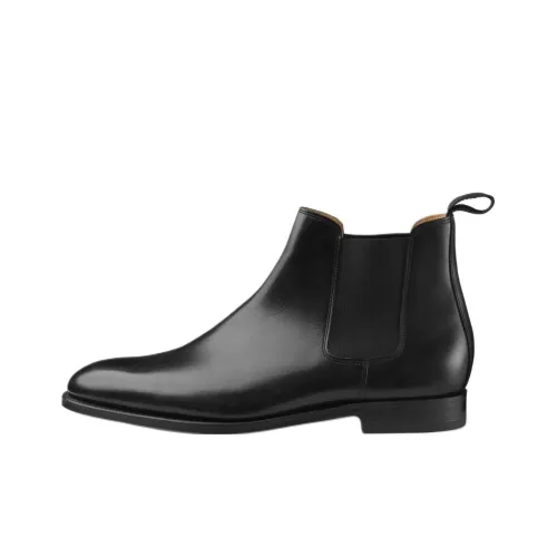 JOHN LOBB Короткий Челси Мужской Черный