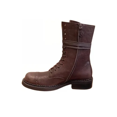 MIU MIU Martin Boot Женские Коричневый