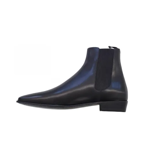 CELINE Короткий Челси Мужской Черный