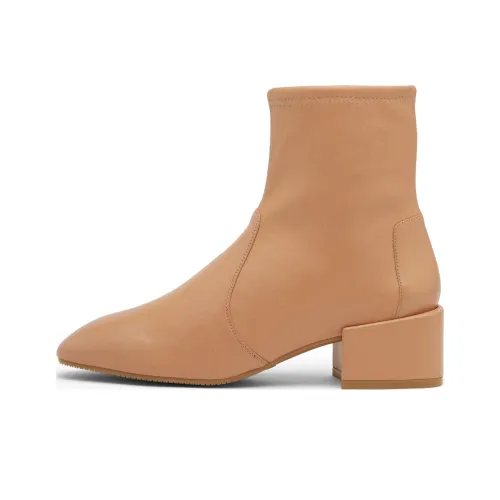 Stuart Weitzman SW Accordion Ботильоны 5 см Женские Имбирно-желтые