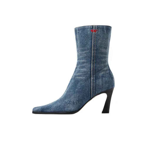 DIESEL Ботильоны 8,5 см Женские Синие